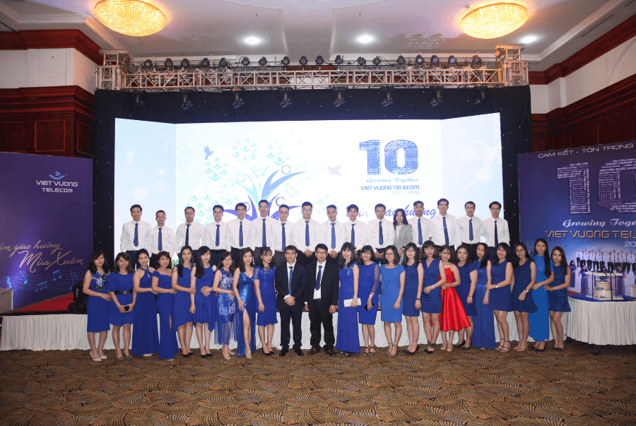 Lễ kỷ niệm 10 năm thành lập Việt Vương Telecom