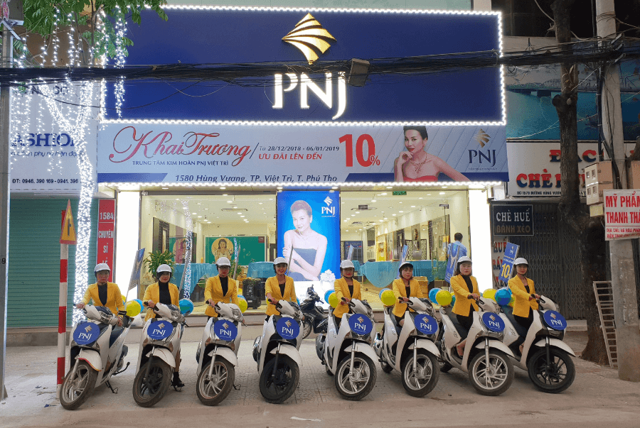 Chương trình khai trương và tổ chức roadshow PNJ Phú Thọ