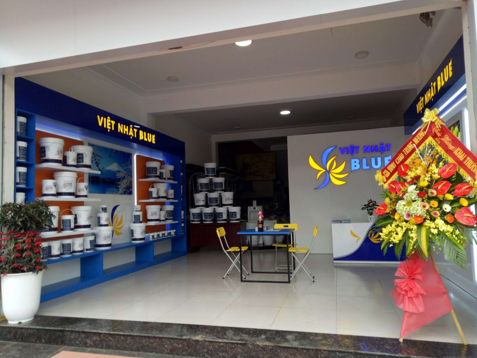 Cửa hàng đại lý Sơn Việt Nhật Blue tại cơ sở Nghệ An